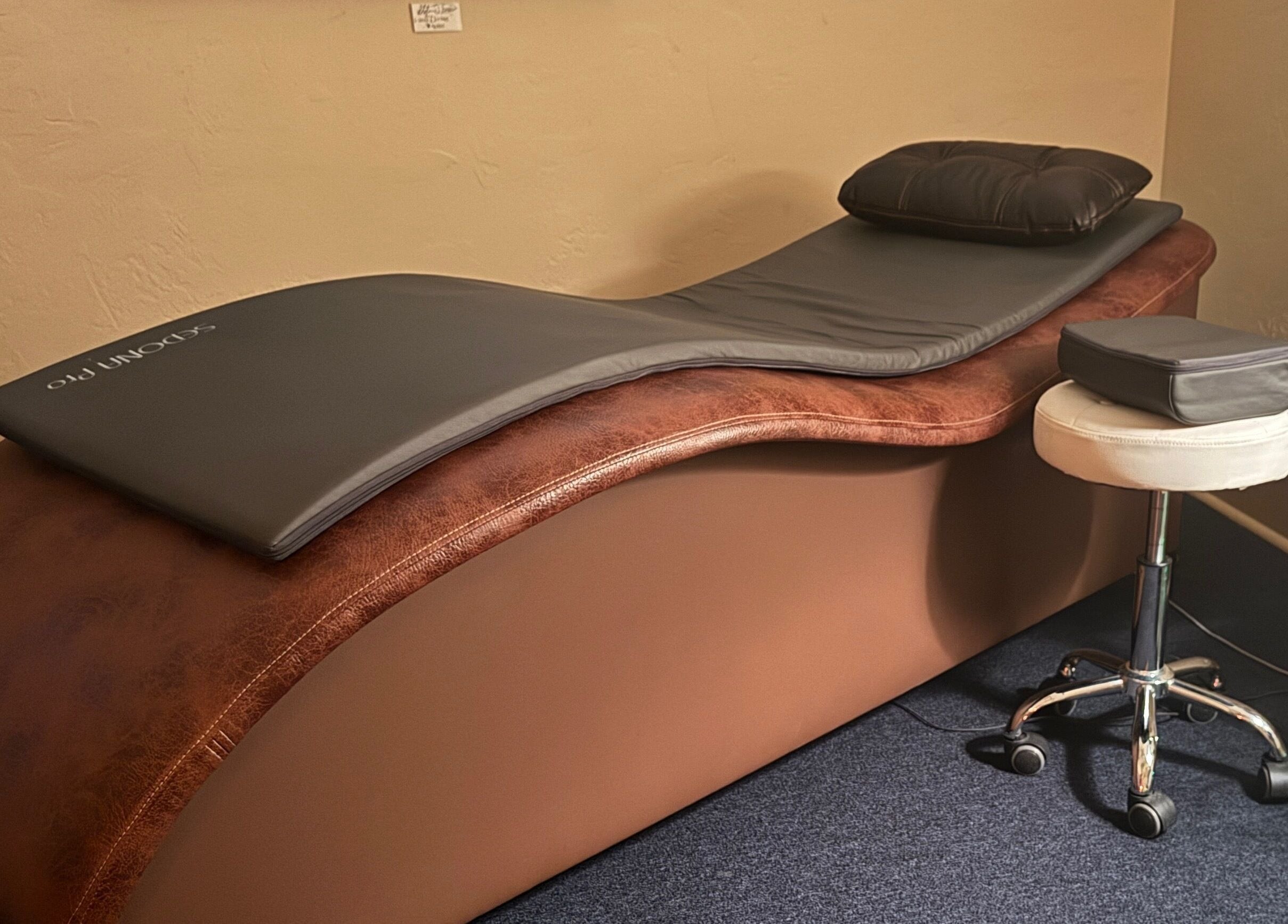 Relaxing wellness chair at Joanne's Nutrition World, Fort Pierce, Florida, US, offering premier comfort.
