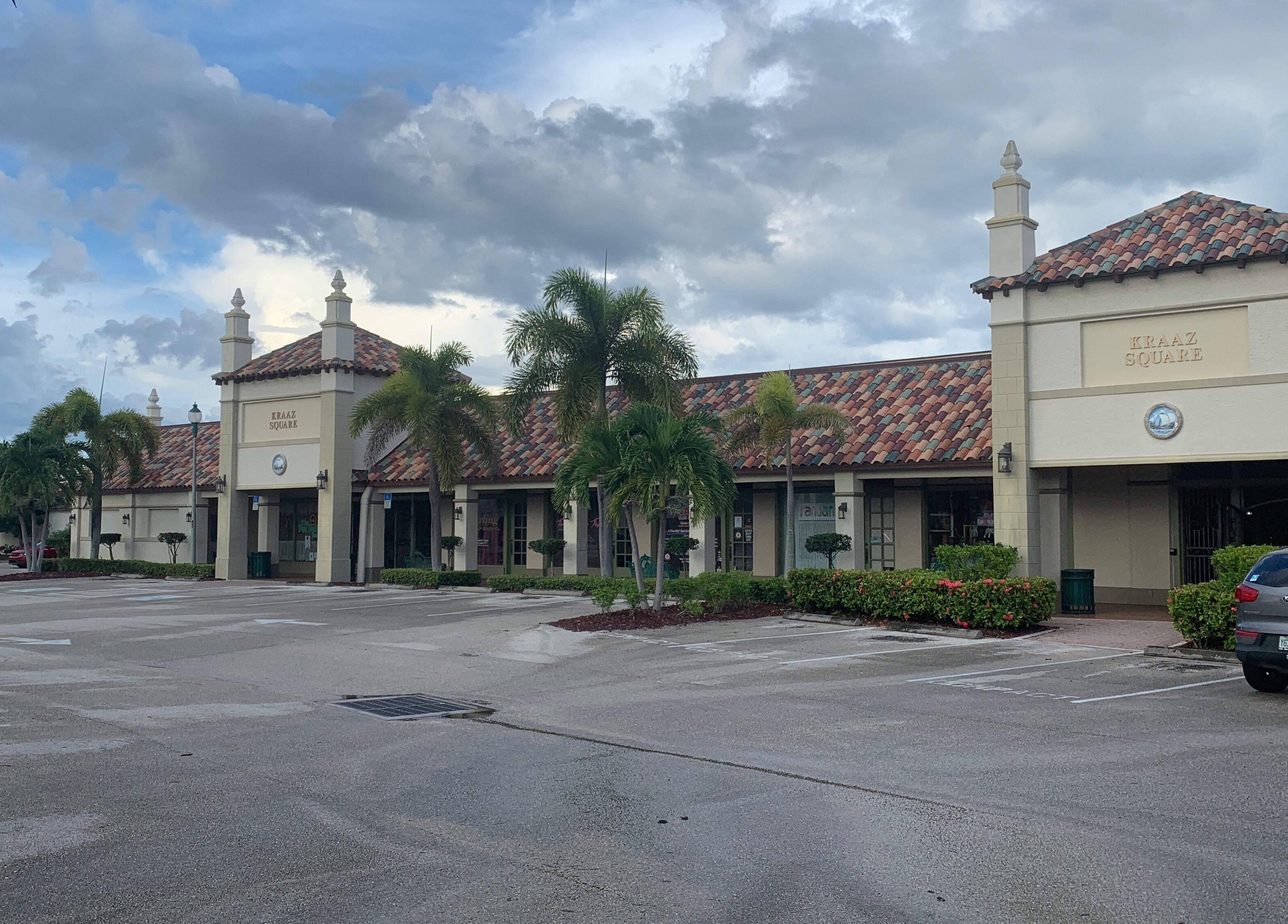 Spanish-style building housing Joanne's Nutrition World in Fort Pierce, Florida, US.