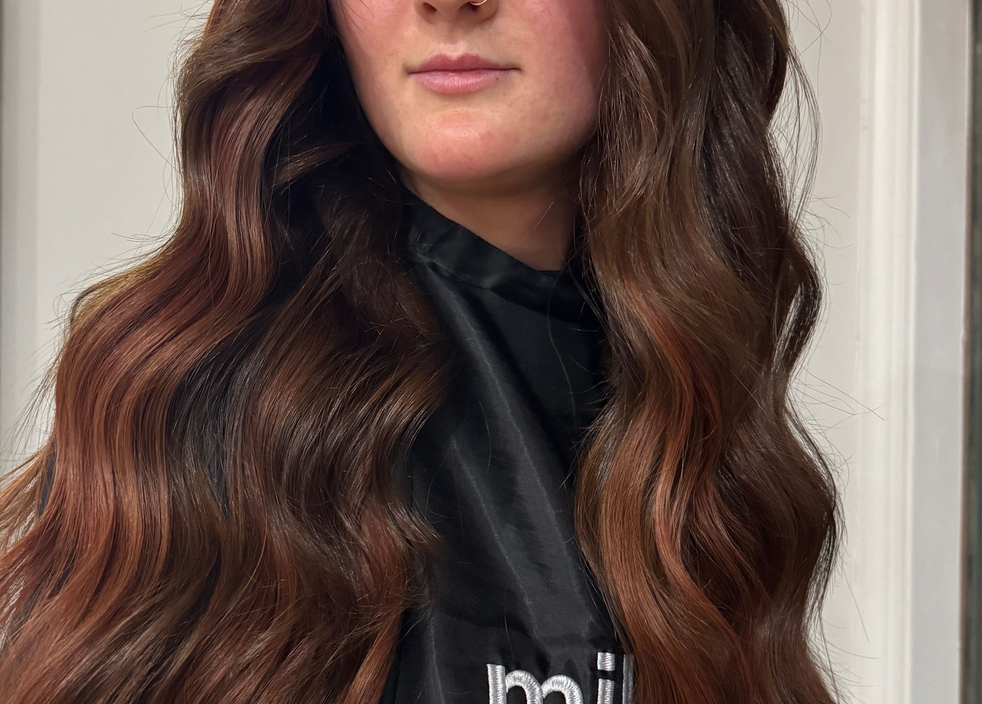 Elegant wavy hairstyle at Charli James Hair and Co THE OAKS, The Oaks, New South Wales, AU.