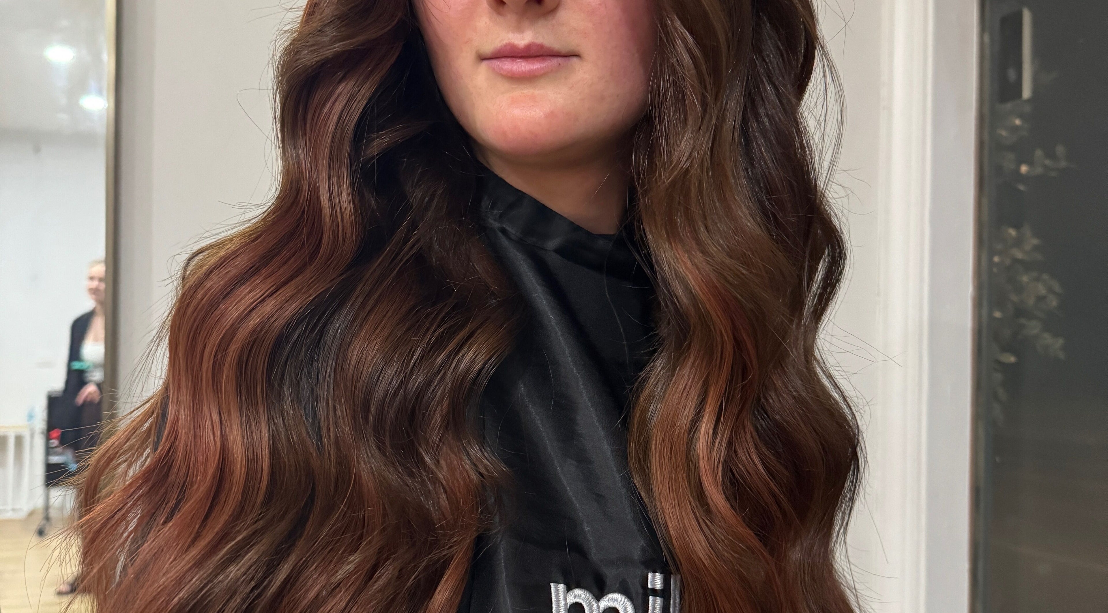 Elegant wavy hairstyle at Charli James Hair and Co THE OAKS, The Oaks, New South Wales, AU.