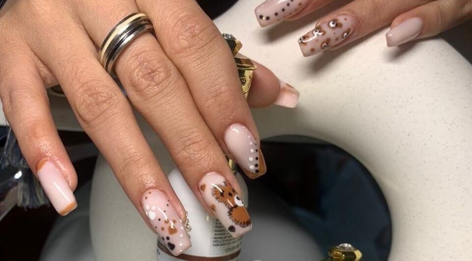 Stylish nail art at The Luxurious Lash Salon, Sharjah, Sharjah, AE, showcasing intricate designs.