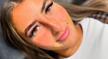 Close-up of a woman's eye with stunning lashes at Enhanced by Leah, Stafford, England, GB.