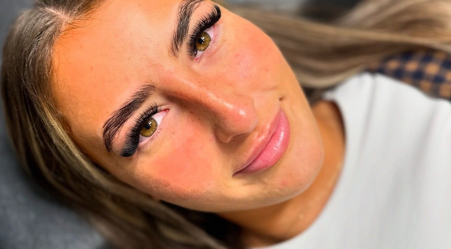 Close-up of a woman's eye with stunning lashes at Enhanced by Leah, Stafford, England, GB.