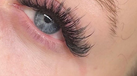Close-up of lush eyelashes at Enhanced by Leah, Leyland, England, GB, showcasing expert beauty treatment.