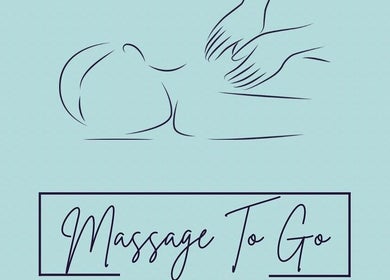 Logo of Massage to go by Thea in Attard, MT illustrating a relaxing massage.