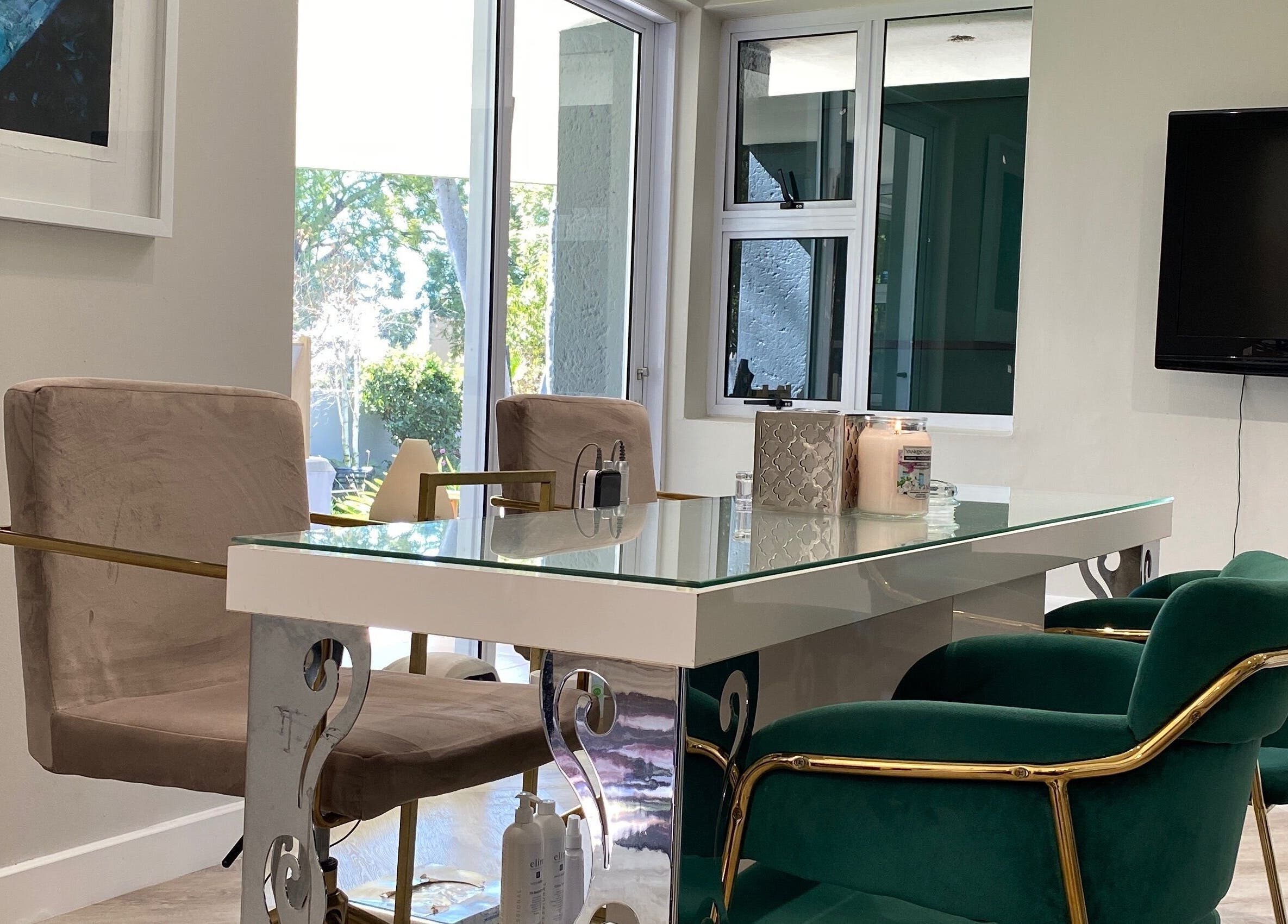 Stylish waiting area at DASH, Johannesburg, Gauteng, ZA with chic seating and decor.