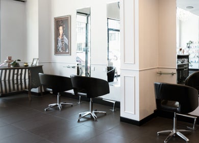 Elegant styling stations at Vescada Hair and Beauty in Bella Vista, New South Wales, AU.