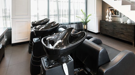 Elegant hair wash stations at Vescada Hair and Beauty, Bella Vista, New South Wales, AU.