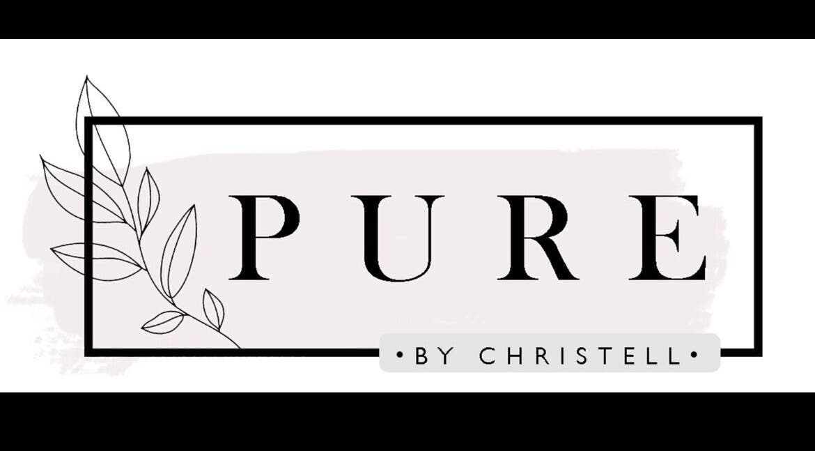 Pure By Christell logo with sleek design in Boksburg, Gauteng, ZA.