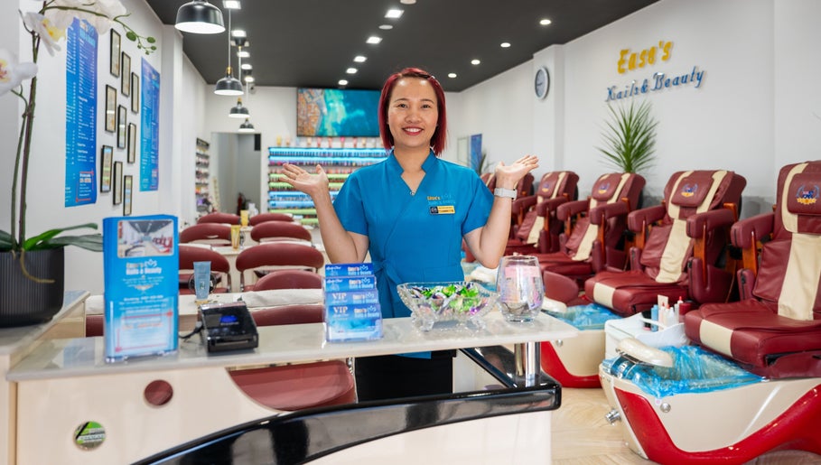 Friendly staff at Ease’s Nail and Beauty Caringbah, located in Caringbah, New South Wales, AU, ready to assist.