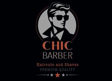 Stilvolles Logo von Chic Barber, Bern, Bern, CH. Vereinigt Eleganz und Premiumqualität.