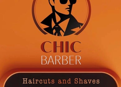 Logo von Chic Barber in Bern, Bern, CH zeigt stilvolle Figur und Schriftzug.