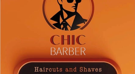 Logo von Chic Barber in Bern, Bern, CH zeigt stilvolle Figur und Schriftzug.