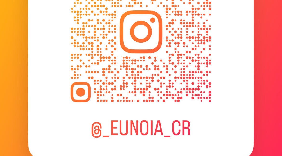 Código QR de Instagram de EUNOIA en Curridabat, San José, CR, para conectar con redes sociales.