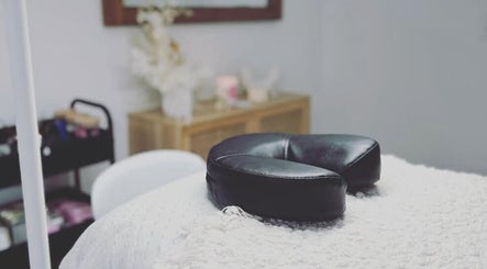 Comfortable spa table setup at Glamour Goddess Lashes, Bonogin, Queensland, AU.