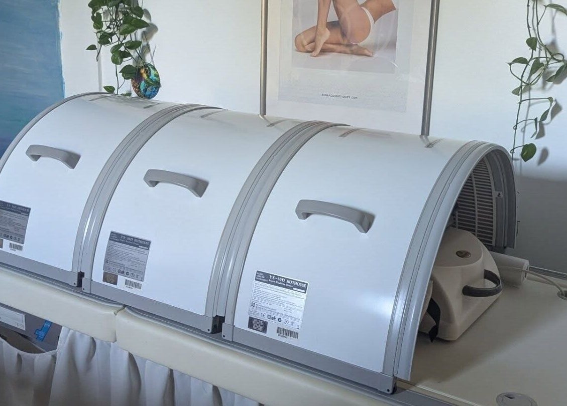 Capsule de relaxation moderne à l'Alchimie de la beauté, Montréal, Québec, CA. Expérience de bien-être unique.