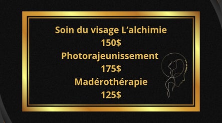 Liste des tarifs pour soins chez L'Alchimie de la beauté à Saint-Eustache, Québec, CA.