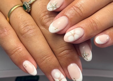 Intricate nail art showcasing elegance at Beauty by Harriet - Glow Hair Salon in Crownhill, England, GB.
