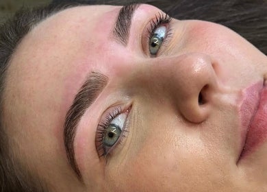 Perfectly groomed brows at Beauty by Harriet - Glow Hair Salon, Crownhill, England, GB.
