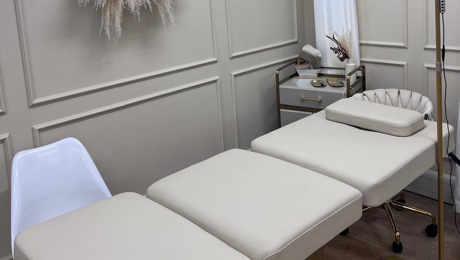 Elegant treatment room at Beauty by Harriet - Glow Hair Salon, Crownhill, England, GB.
