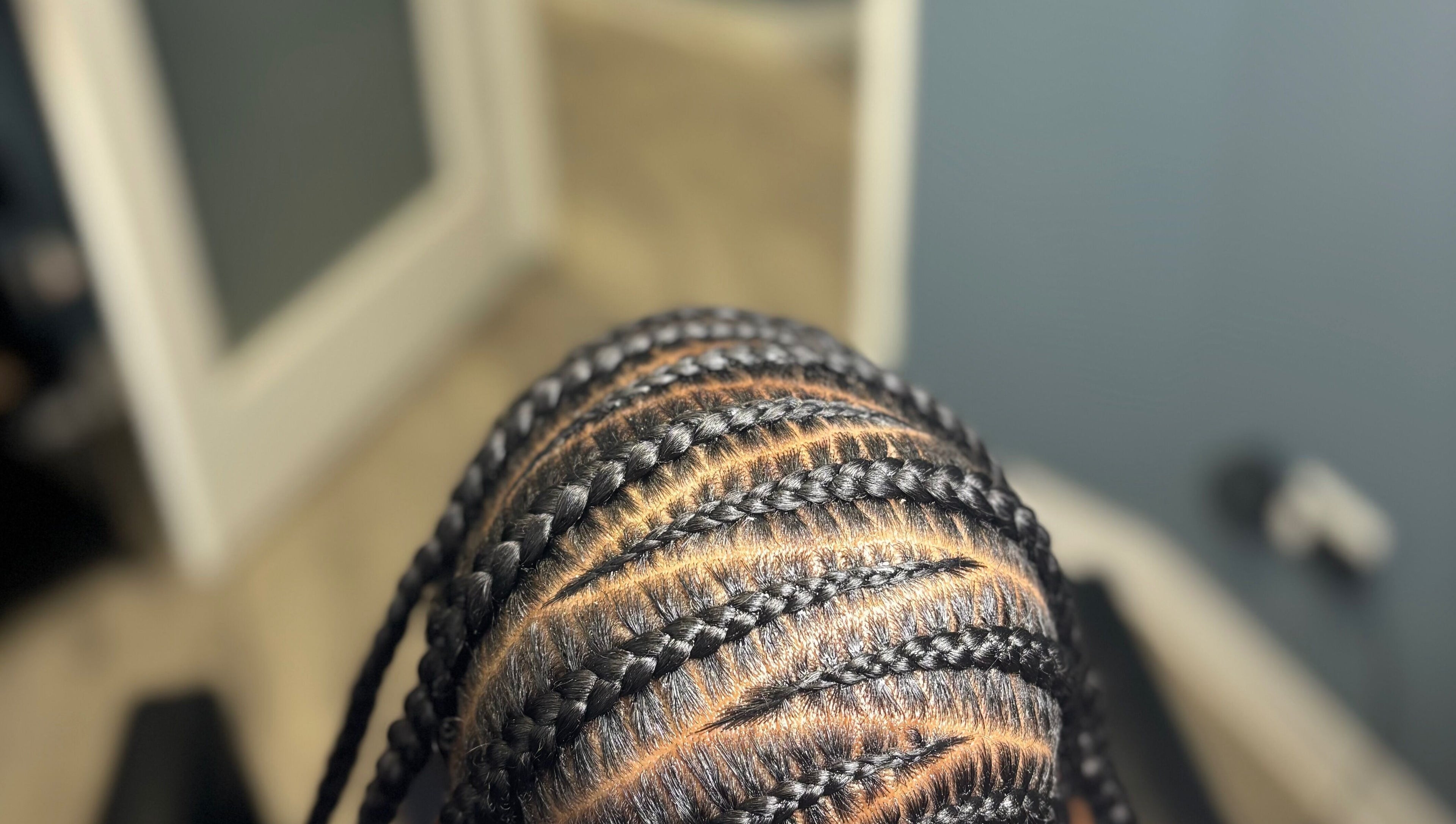 Intricate braided hairstyle at Michelle Todriana, Hammond, Illinois. Exceptional styling service displayed.