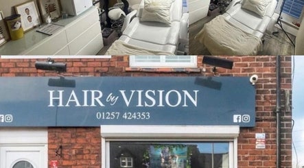 Bright treatment room at G Louise Aesthetics, Wigan, England, GB with modern decor and comfortable chair.