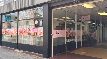 Exterior of Glam Body, a beauty venue in Penrith, New South Wales, AU featuring vibrant window displays.