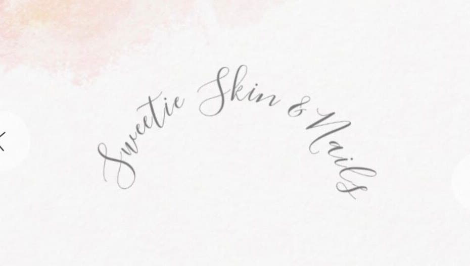 Elegant script logo of Sweetie Skin and Nails in Greeley, Colorado, US.