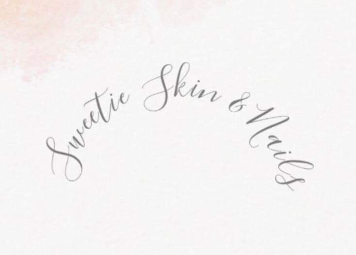 Elegant script logo of Sweetie Skin and Nails in Greeley, Colorado, US.