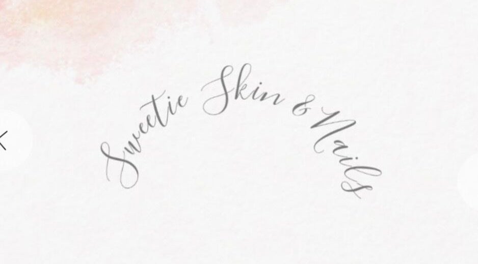 Elegant script logo of Sweetie Skin and Nails in Greeley, Colorado, US.