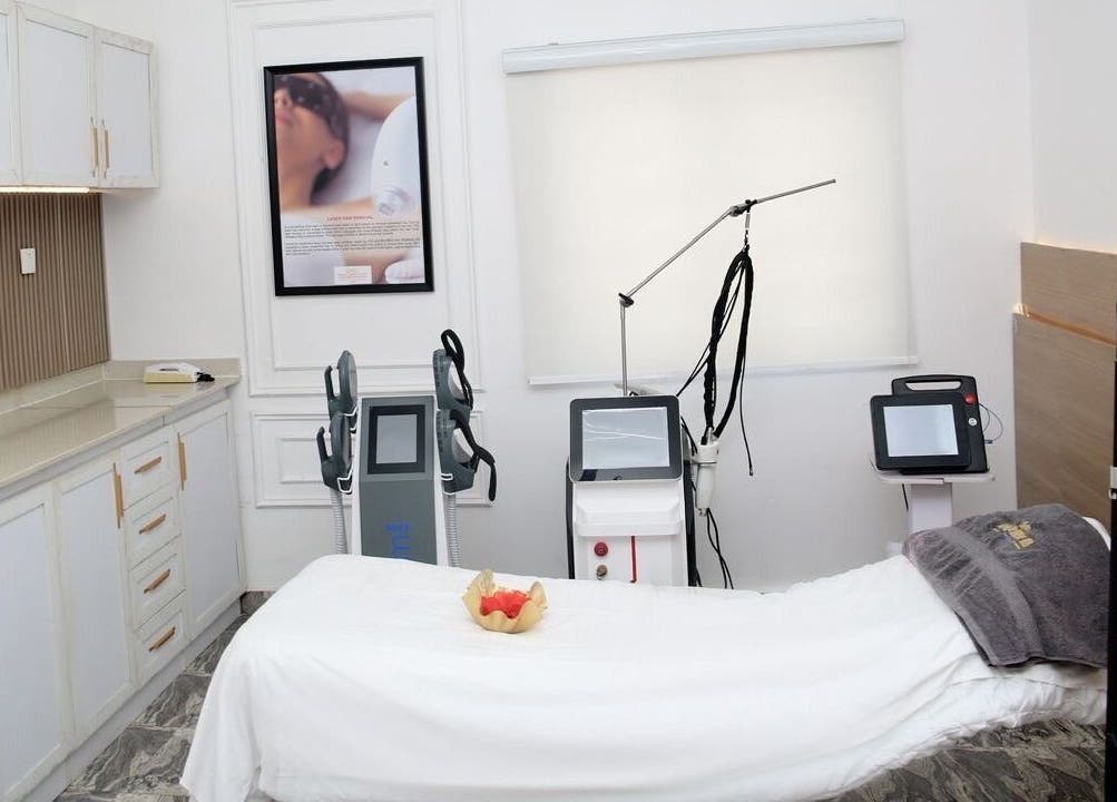 Modern treatment room at Marvels Aesthetics Abuja with advanced equipment in Abuja, Federal Capital Territory, NG.