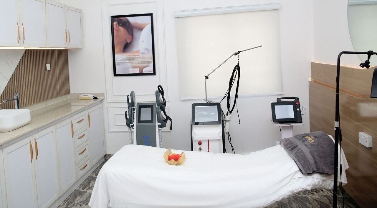 Modern treatment room at Marvels Aesthetics Abuja with advanced equipment in Abuja, Federal Capital Territory, NG.