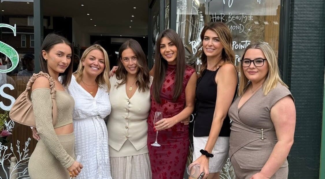 Group of women at Zena Beauty at Nouvelles Hair & Beauty, Epsom, England, GB