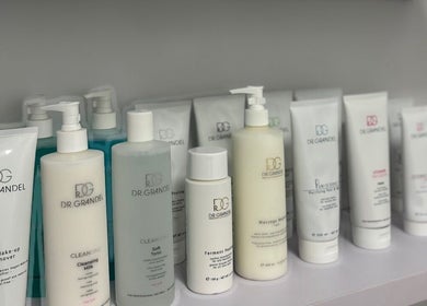 Dr. Grandel beauty products at Xlokk Nails & Beauty, Marsaxlokk, MT, showcasing a premium skincare range.
