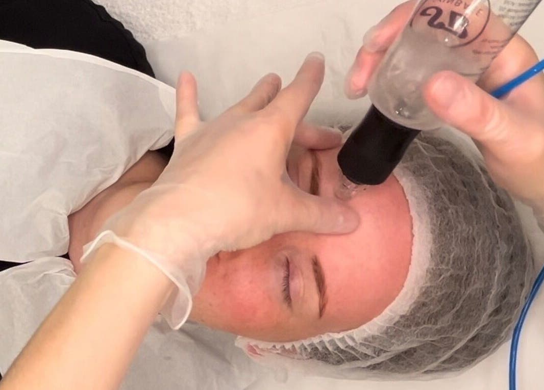 A soothing facial treatment at Facials by MS, Sutton, England, GB, enhancing skin glow and relaxation.