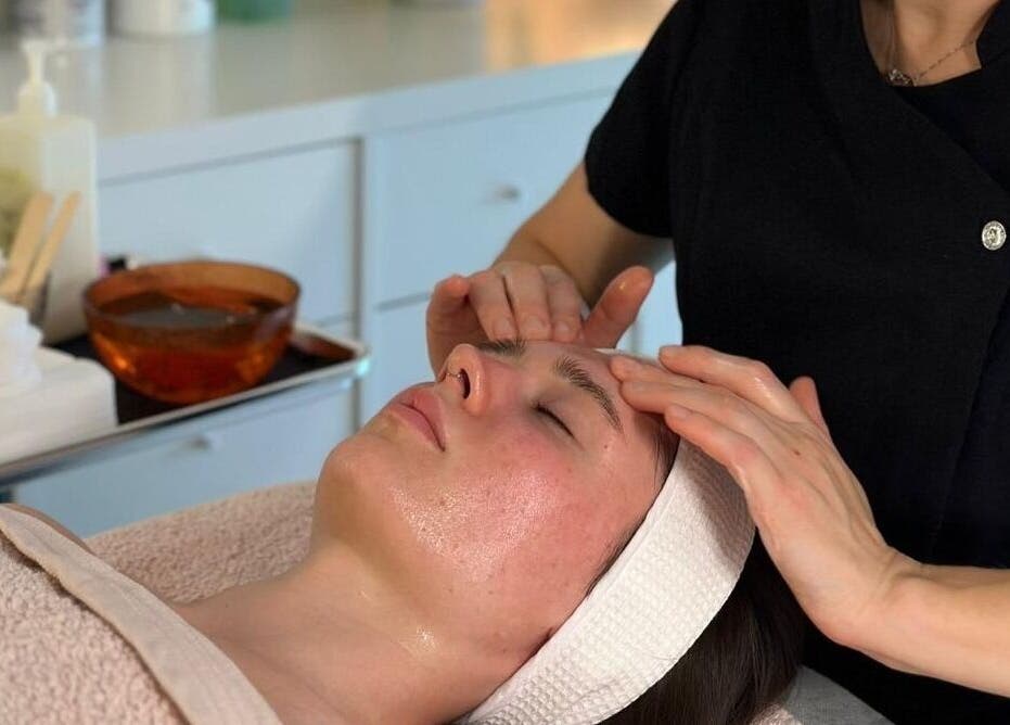 Expert facial treatment at Facials by MS, Sutton, England, GB, promoting relaxation and glowing skin.