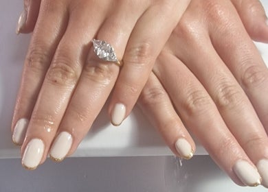 Elegantly manicured hands at Lisa Luxe Treatments, Birmingham, England, GB. Experience luxury beauty care.