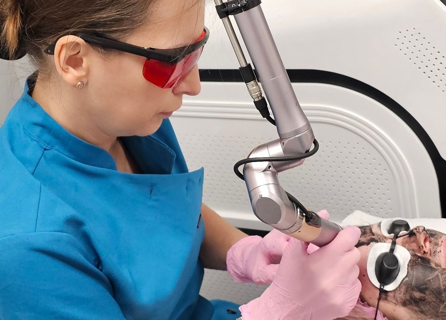 Professional laser skincare treatment at Beauty Factory, Gaillimh, Galway, IE.