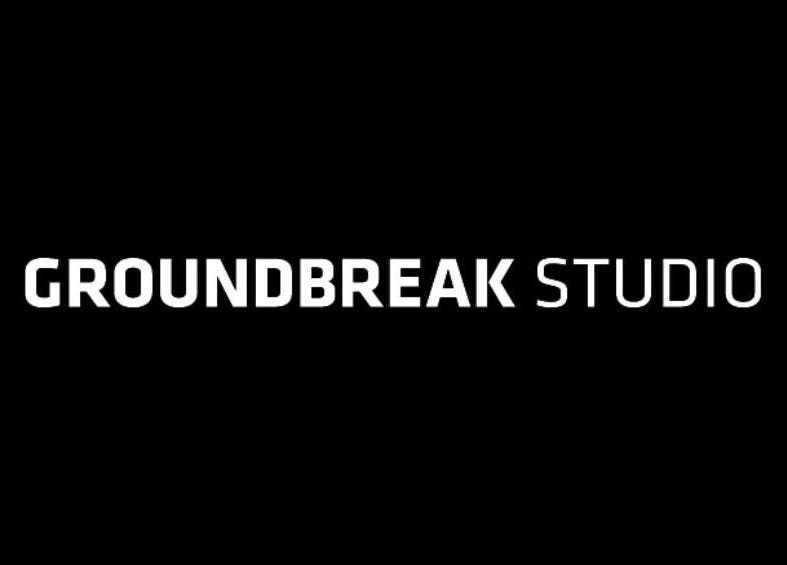 Groundbreak Studio logo in bold white text on a black background, located in Phillip, Australian Capital Territory, AU.