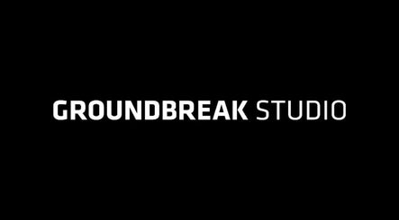 Groundbreak Studio logo in bold white text on a black background, located in Phillip, Australian Capital Territory, AU.