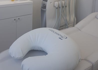 Cryotherapy room at Sculpted & Skin, Ware, England, GB, showcasing advanced CoolShaping equipment.