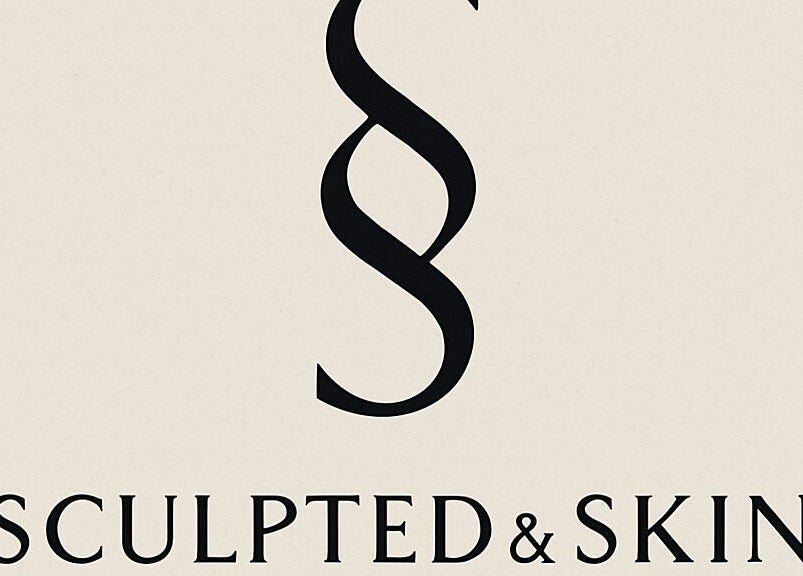 SCULPTED & SKIN logo featuring The Fat Freeze Specialist™ in Ware, England, GB.