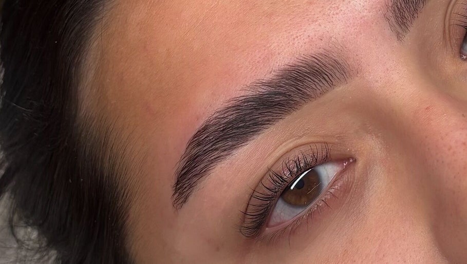 Groomed eyebrows at The Beauty Drop Norwich, Blofield, England, GB showcasing precise beauty care.