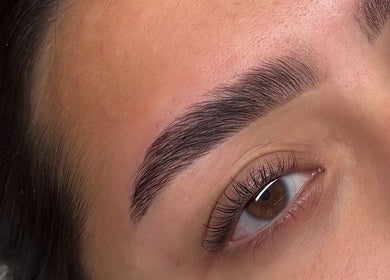 Groomed eyebrows at The Beauty Drop Norwich, Blofield, England, GB showcasing precise beauty care.