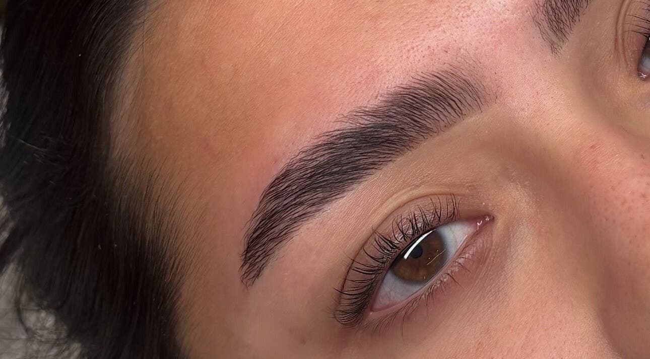 Expertly shaped eyebrows at The Beauty Drop Norwich in Blofield, England, GB, showcasing precision beauty.