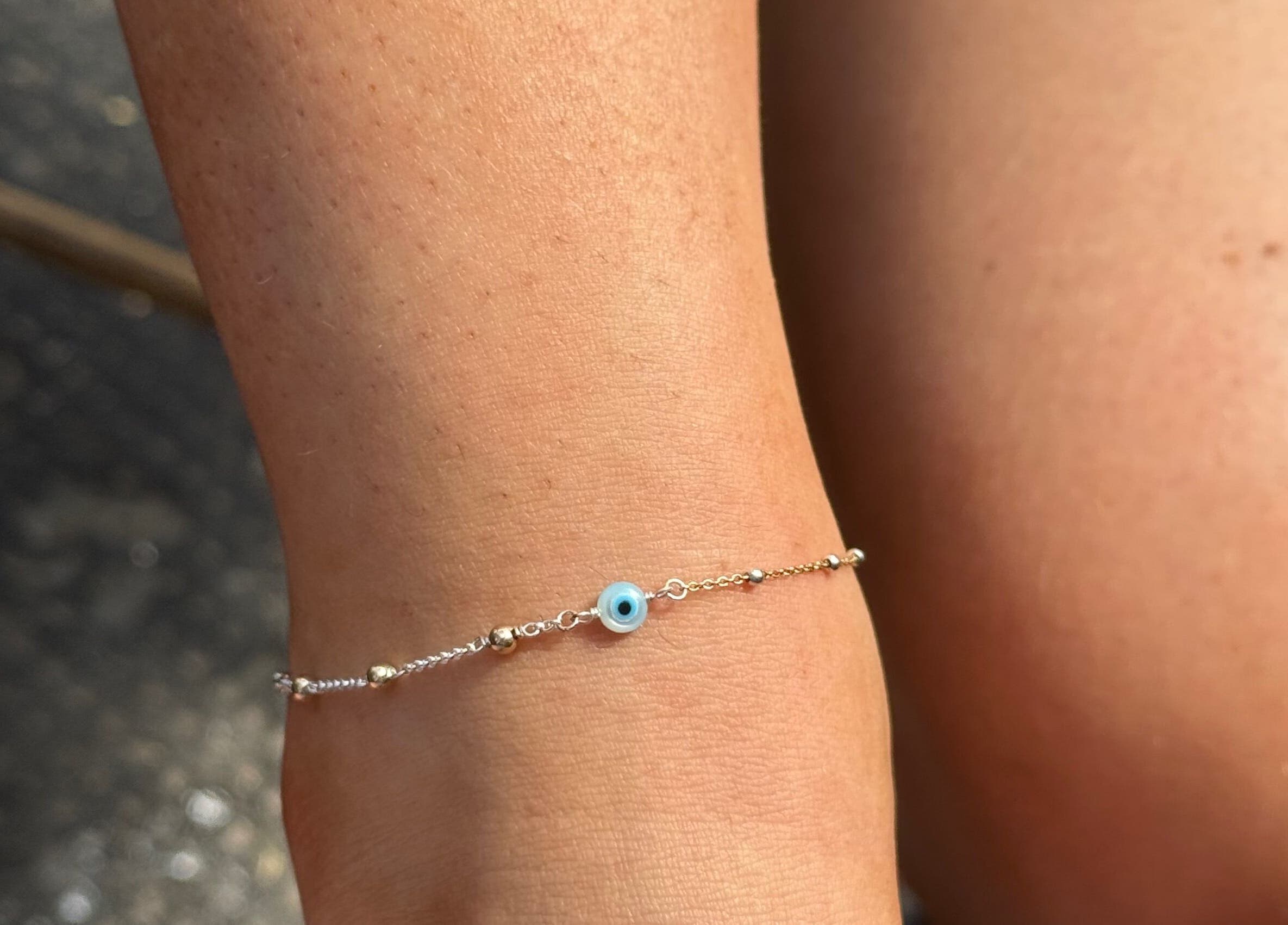 Delicate bracelet showcased at Griff’s Gel Studio - Urmston. Find this in Urmston, England, GB.