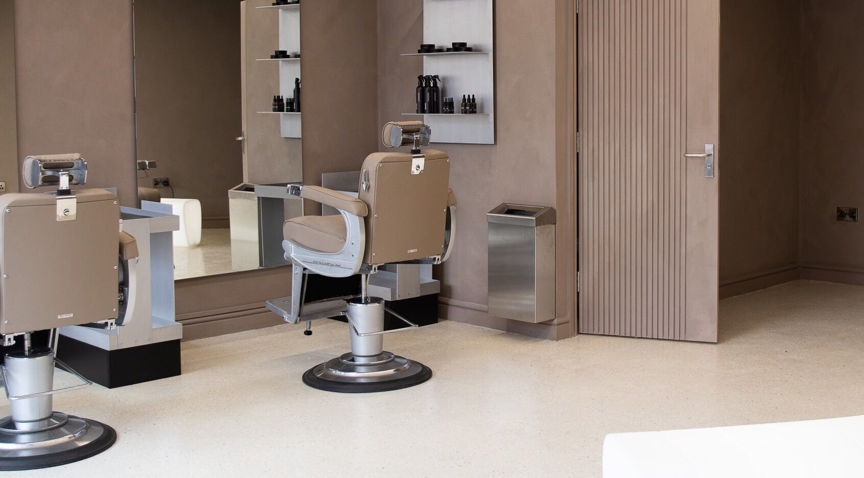 Modern salon chair in NOTJUST - Stockport - The Underbanks, Stockport, England, GB, ideal for serene beauty service.