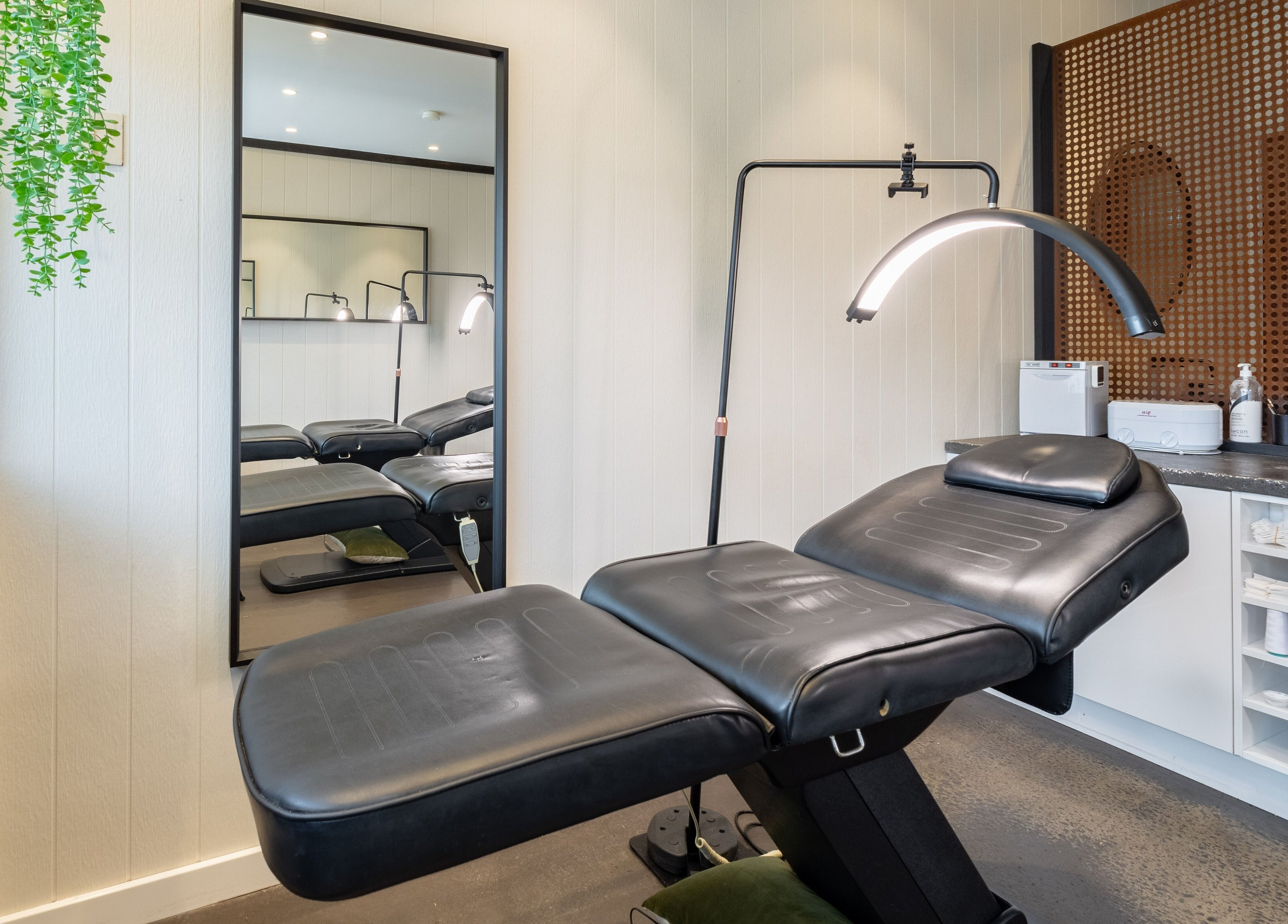 Modern treatment room at Honey Tusk Eyebrow Studios - Freshwater, New South Wales, AU, featuring sleek design.