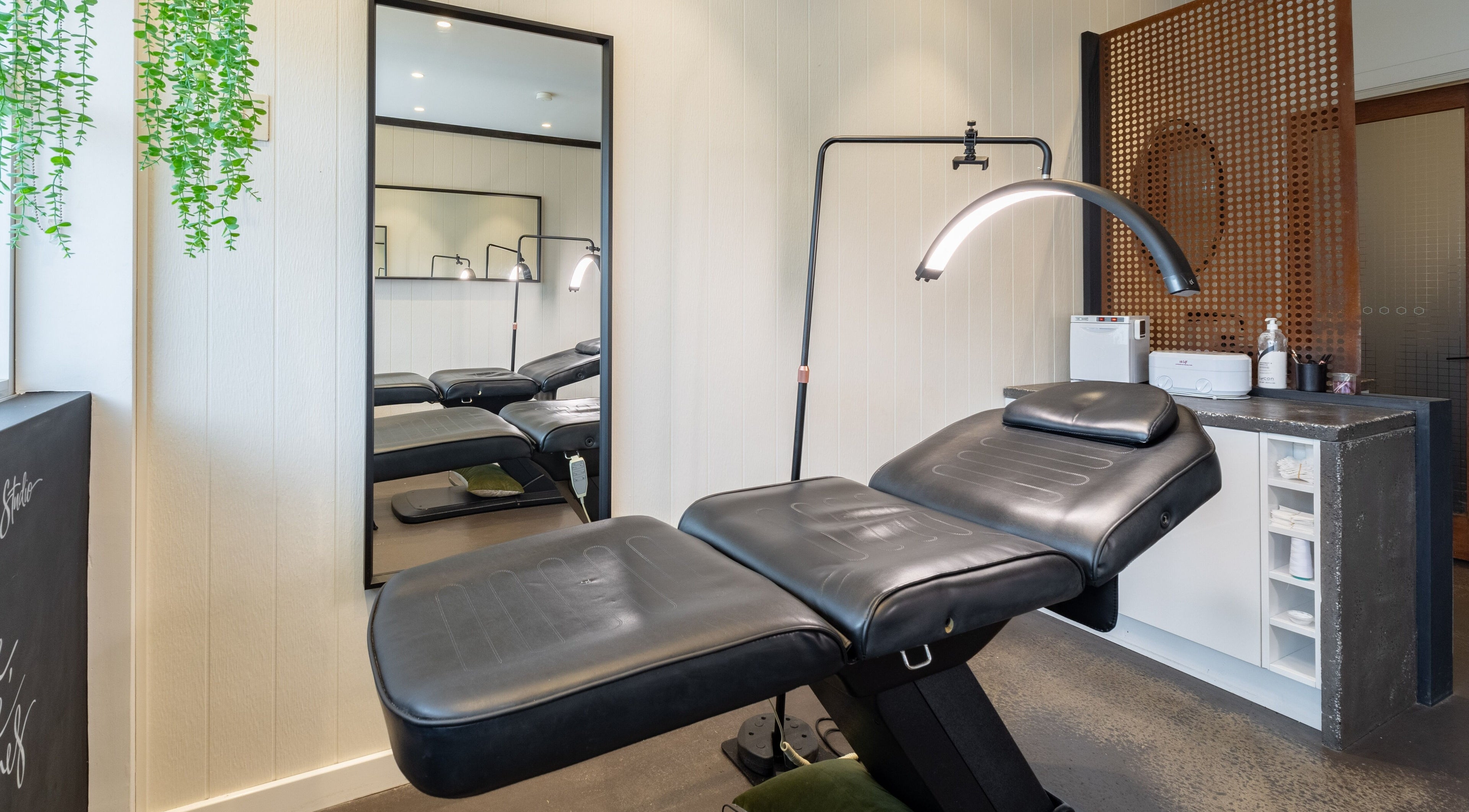 Modern treatment room at Honey Tusk Eyebrow Studios - Freshwater, New South Wales, AU, featuring sleek design.
