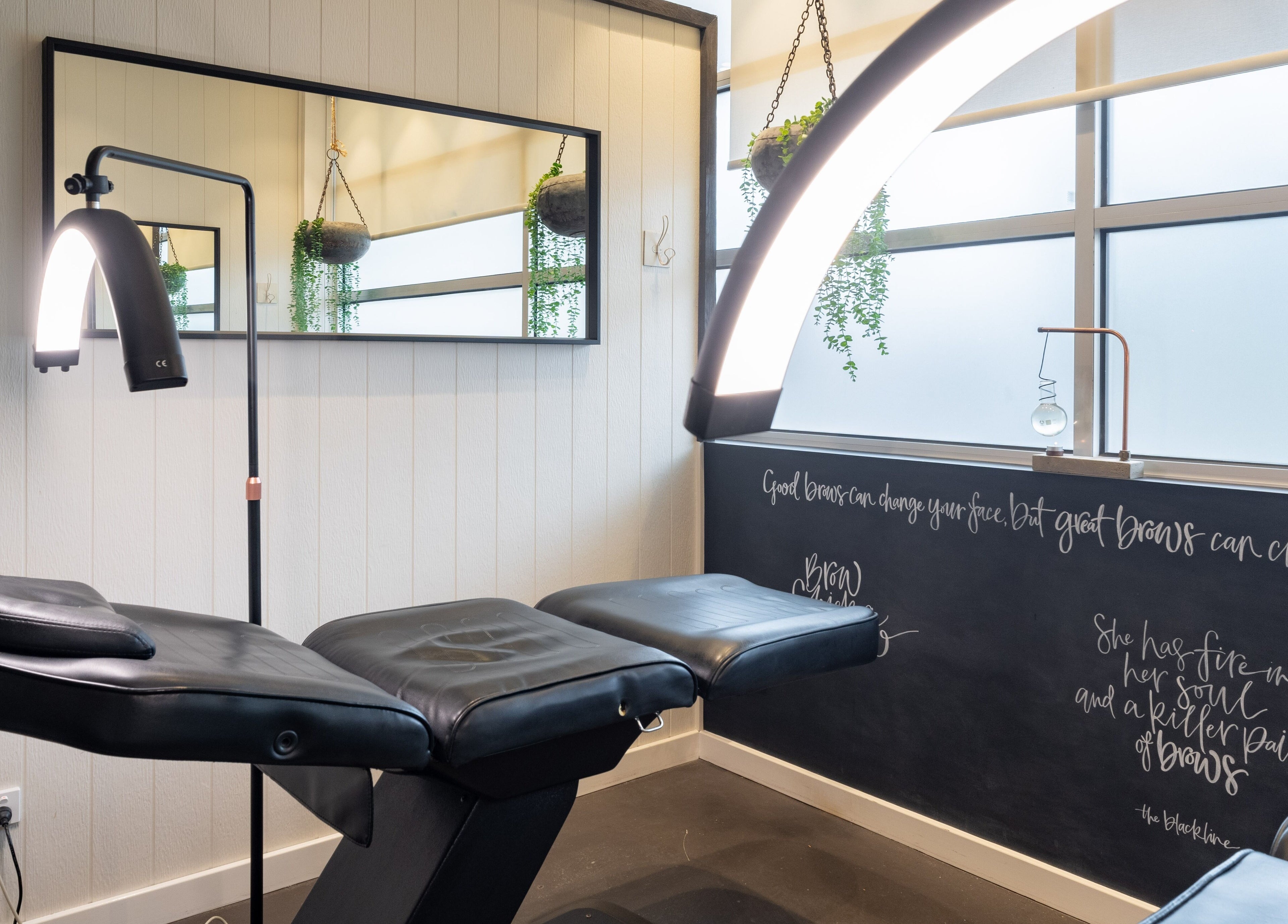 Calm interior of Honey Tusk Eyebrow Studios - Freshwater, featuring a sleek reclining chair, Freshwater, New South Wales, AU.